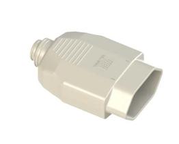 plug fêmea 180 2 polos 20a branco - weg