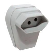 Plug Fêmea 2 P+T 20A Cinza Com Prensa Cabo Pezzi Plug Fêmea 2 P+T 20A Cinza Com Prensa Cabo Pezzi