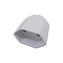 Plug femea 2p 10 a branco 2077 luster