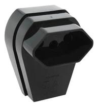 Plug Fêmea 2P+T 20A 90 Preto Pezzi