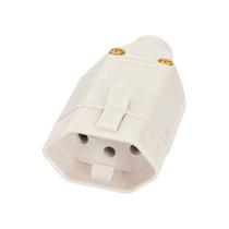 Plug Fêmea 2P + T Fame 10A 250V Cinza