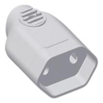 Plug Fêmea Com Prensa Cabo 2p+t 10a Branco V96 - Voltim