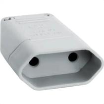 Plug Femea Universal Cinza - Perlex