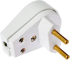 Plug Gigante 20A Solto Branco Com10 1438Pct