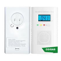 Plug-in de detector combinado de gás e monóxido de carbono Vzmcov Plug-in de detector combinado de gás e monóxido de carbono Vzmcov