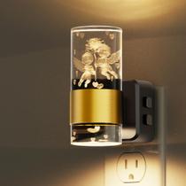 Plug-in de luz noturna LED L LOHAS, mudança de 9 cores