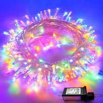 Plug-in impermeável multicolorido String Light JMEXSUSS 28m 250 LED Plug-in impermeável multicolorido String Light JMEXSUSS 28m 250 LED
