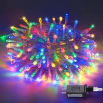 Plug-in String Lights JMEXSUSS 300 LED multicolorido de 8 modos Plug-in String Lights JMEXSUSS 300 LED multicolorido de 8 modos