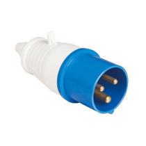 Plug Industrial 2p+t 16a Azul 6h 220/250v Omg 3076 - OMEGA