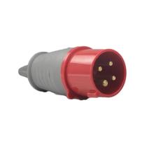 Plug Industrial 3P+T 16A IP44 Vermelho Soprano Plug Industrial 3P+T 16A IP44 Vermelho Soprano