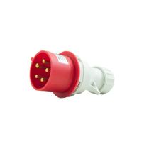 Plug Industrial c/ Prensa Cabo 3P+T+N 32A - UP Electronic