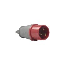 Plug Industrial Macho 3P+T Vermelho 380v 32a Soprano