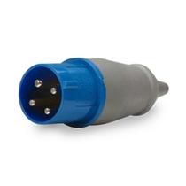 Plug Industrial Soprano 3P+T IP44 9H 16A 220240Vca Azul Plug Industrial Soprano 3P+T IP44 9H 16A 220240Vca Azul