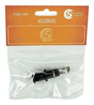 Plug Jack Mono Blindado Cilíndrico Violão Guitarra Baixo BK Plug Jack Mono Blindado Cilíndrico Violão Guitarra Baixo BK