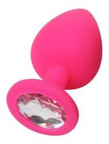 PLUG JÓIA EM SILICONE - 8,5x3,5cm