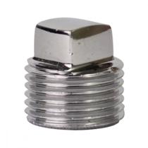 Plug Latao Metais Rei 1/2 Rosca Rosca Macho Cromado 10200