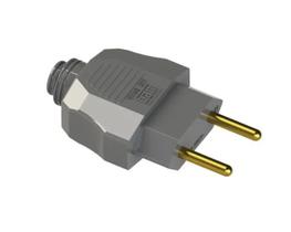 plug macho 180 2p 10a cinza - weg