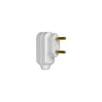 Plug Macho 2 Polos 10A C Saida Lateral Pial Legrand 615900