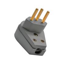 Plug Macho 20A 2P+T Pino prensa cabo gigante bipolar 250V Ilumi