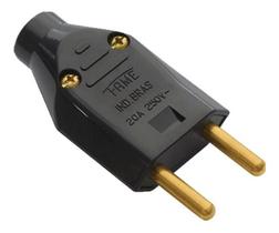 Plug Macho 20a Preto 2141 - Fame