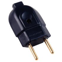 Plug Macho 2P 20A 250V Preto