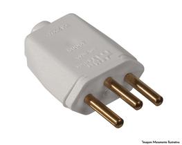 Plug Macho 2P T 10A/250V Cz 39005 Prpb10-3 c/10pcs