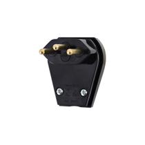 Plug Macho 2P+T 10A 90 Preto Pezzi