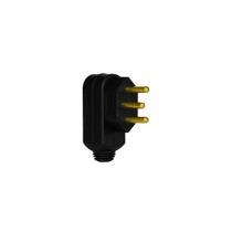 Plug Macho 2P+T 10A Com Saida Lateral Pial Legrand 615911