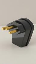 Plug Macho 90 2P+T 20A Preto Plug Macho 90 2P+T 20A Preto