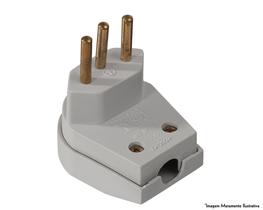 Plug Macho Forte 2P T 10A/250V Cz 39062 Pfpb10-3 c/10pcs Plug Macho Forte 2P T 10A/250V Cz 39062 Pfpb10-3 c/10pcs
