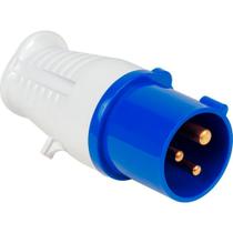 Plug Macho Industrial JNG 2p+t 32a 6h Azul 250v MGI-023