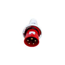 Plug Macho Industrial Jng 3p+t+n 63a Vermelho 380v MGI-035