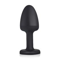 Plug Massageador Super Macio Modelo P5 Linha DOM Cônico Pedra de Strass na Base Tamanho 115x45mm - Adão e Eva