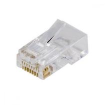 Plug Modular Para Computador Aubor Rj45 (8X8) Com 6 Pecas