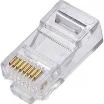 Plug Modular Para Computador Dezcomp Rj45 (8X8) - Kit C/20 Pecas Plug Modular Para Computador Dezcomp Rj45 (8X8) - Kit C/20 Pecas