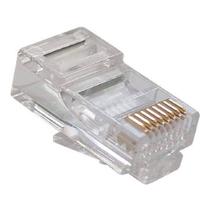 Plug Modular RJ-45 Compatível C/ Cabo de Rede CAT5 8X8