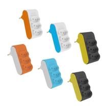 Plug Multiplicador 3 Tomadas 2P+T - 10A 250V Sortido - Fame Plug Multiplicador 3 Tomadas 2P+T - 10A 250V Sortido - Fame