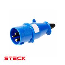 Plug newkon 2p+t 16a 200/250v 6h az ip44 steck