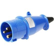 Plug Newkon 2P+T 32A 200/250V 6H Az Ip44 Steck