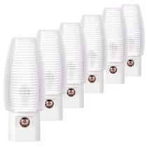 Plug Night Light Emotionlite em LED branco neutro, pacote com 6
