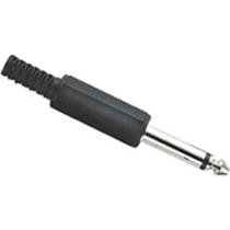 Plug P-10 Mono 6,35Mm Com Protecao Cabo 3558 - Kit C/10