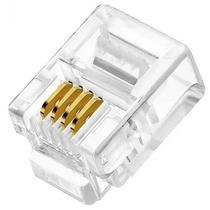 Plug P/Telefone Rj - 11 Foxlux