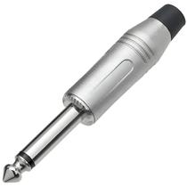 Plug P10 Conector Mono Com Baquelit Rabicho