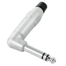 Plug P10 Em L 90 Graus Estereo Macho De Cabo - P10 90