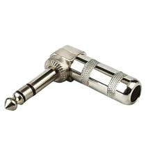 Plug P10 L Stereo Music Shop Linha Profissional Para Reposição 90º