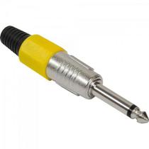 Plug P10 Macho Mono PGPZ0022 Amarelo Storm - PCT / 5