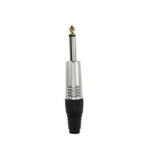 Plug P10 Mono C/ Rabicho - Kit 10 Pçs