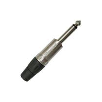 Plug P10 Mono Guitarra Violão Baixo 6,3mm Metal Reforçado Soundvoice