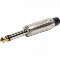 Plug P10 Mono Metal 17mm com Ponta Gold PGPZ0037 Storm - PCT / 10