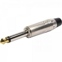Plug P10 Mono Metal 17mm com Ponta Gold PGPZ0037 Storm - PCT / 10